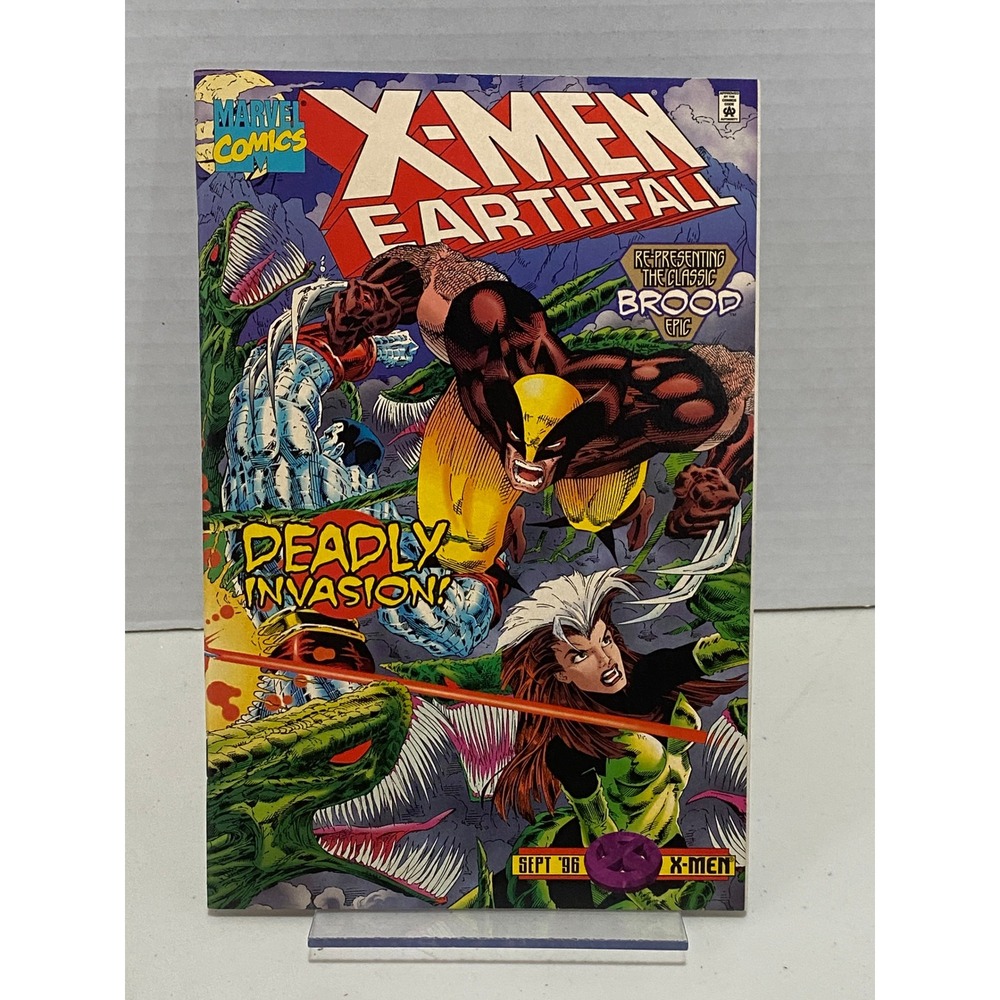 Marvel Comic Book X-Men Earthfall Brood Epic Sept 1996 Excellent